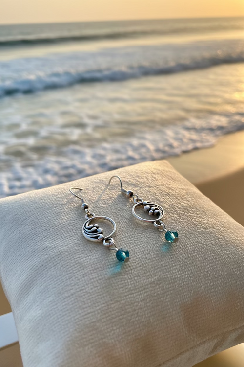 Blue Wave Earrings