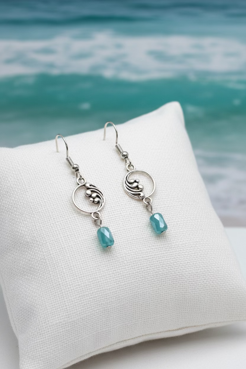 Blue Wave Earrings