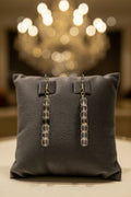 Dangle Crystal AB Glass Square Earrings