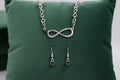 Hebrews 13:8 Necklace & Earring Set – Faith Jewelry Gift